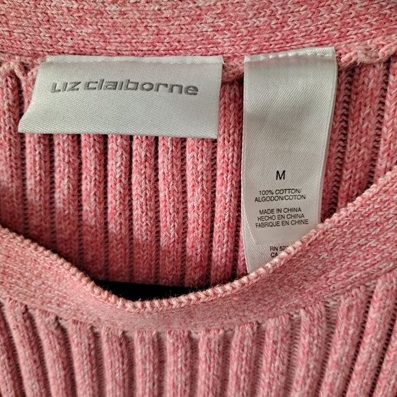 Liz Claiborne Pink Sweater - Picture 4 of 5
